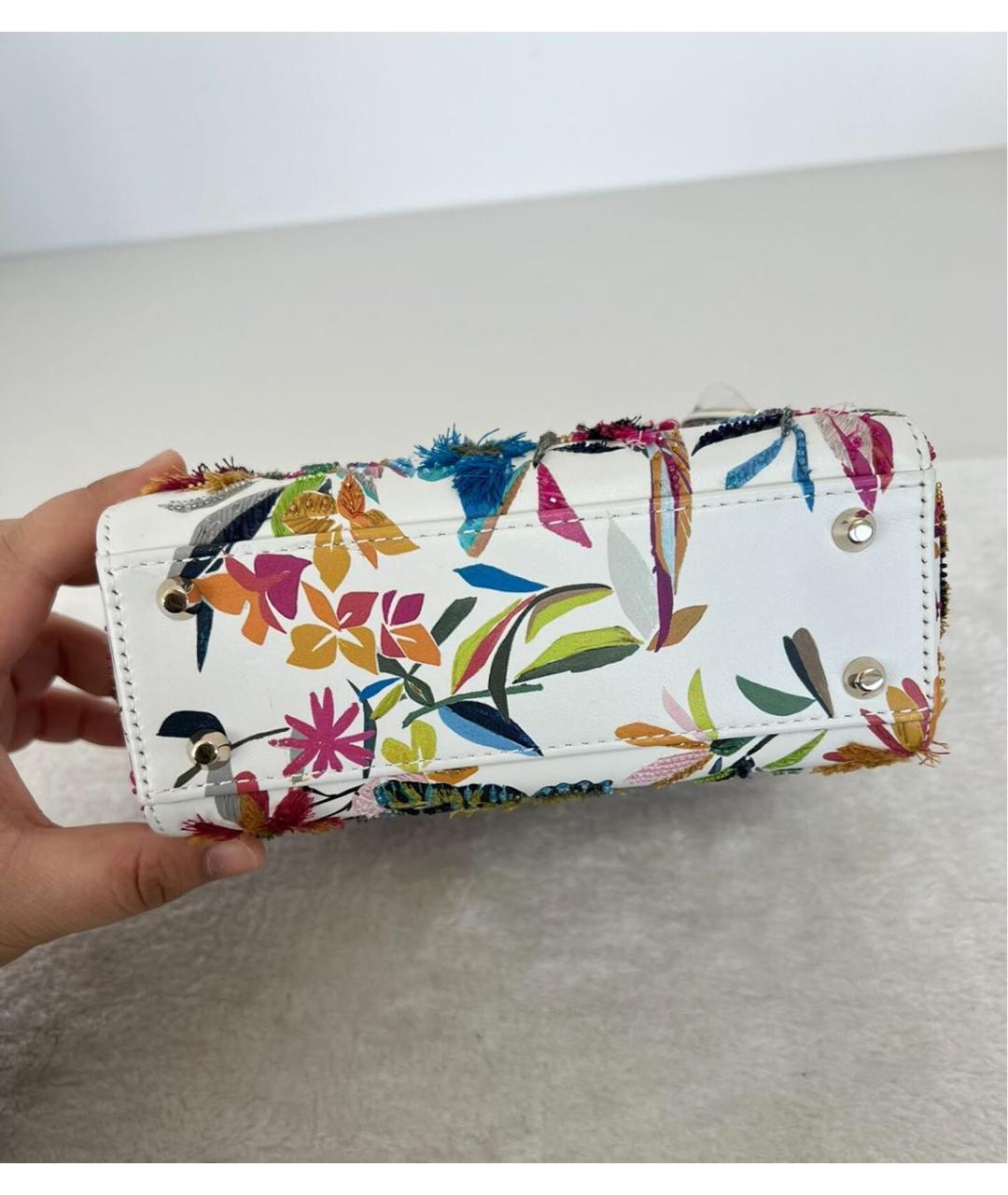 CHRISTIAN DIOR Мульти кожаная сумка с короткими ручками, фото 6