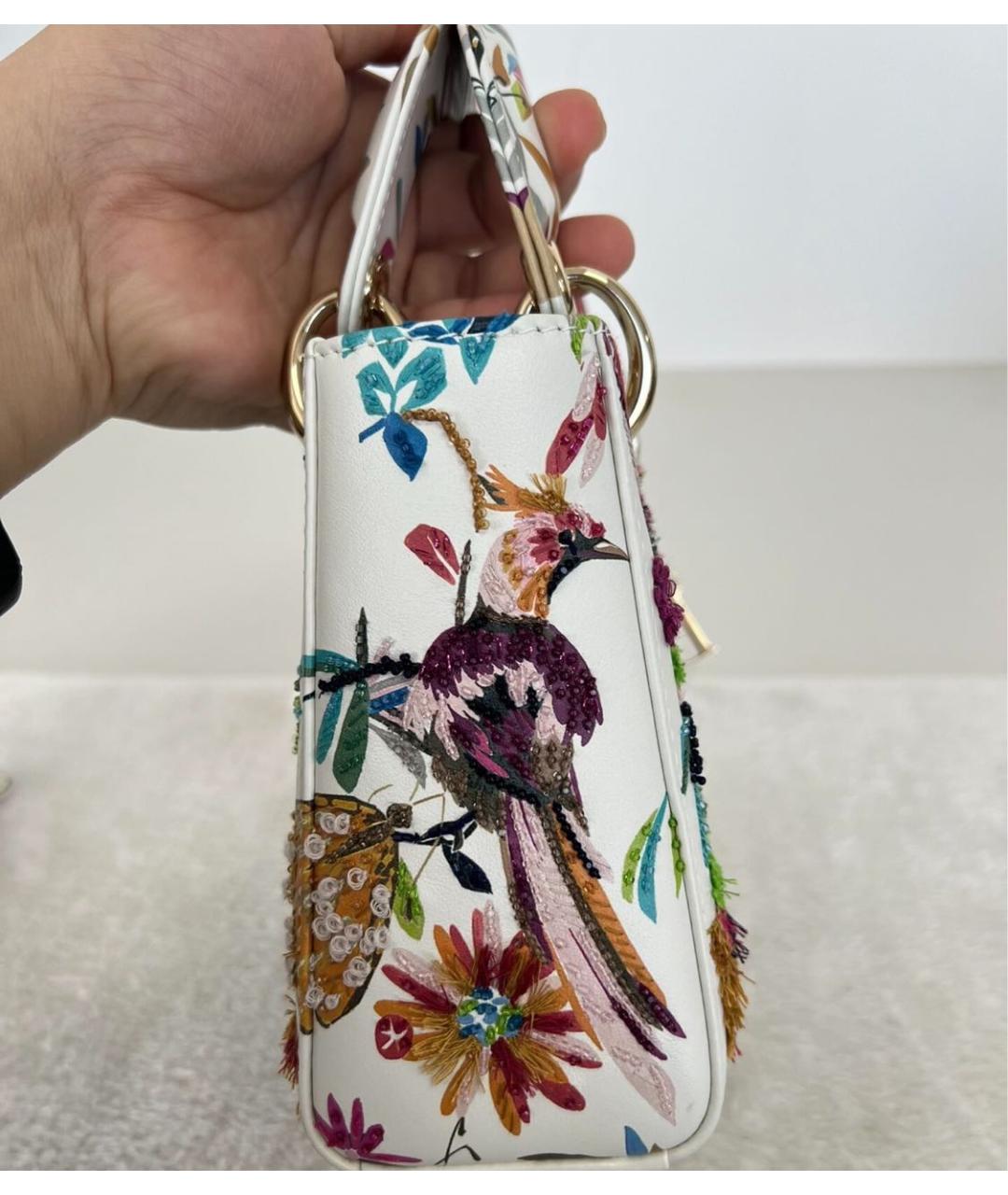 CHRISTIAN DIOR Мульти кожаная сумка с короткими ручками, фото 4