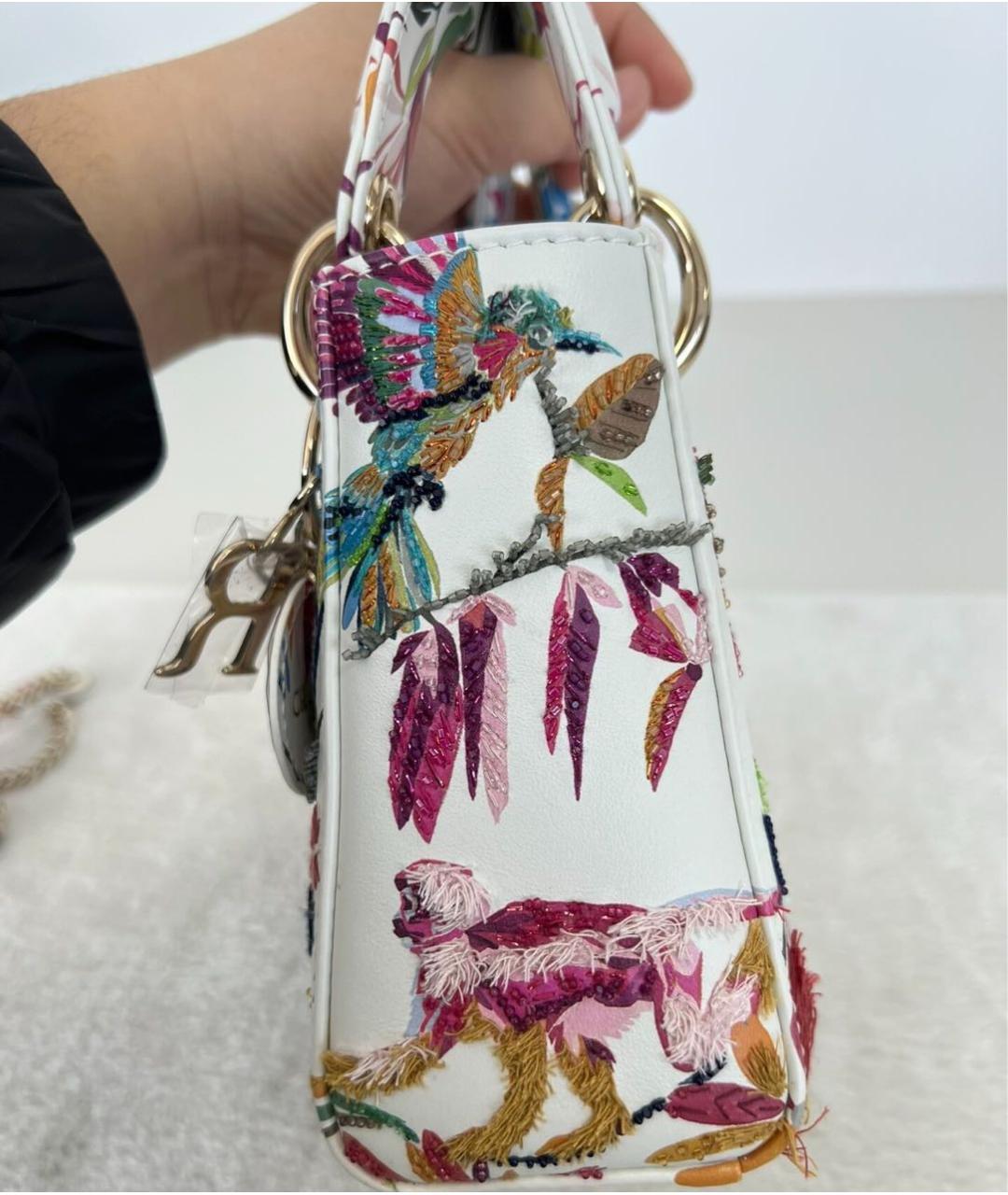 CHRISTIAN DIOR Мульти кожаная сумка с короткими ручками, фото 5