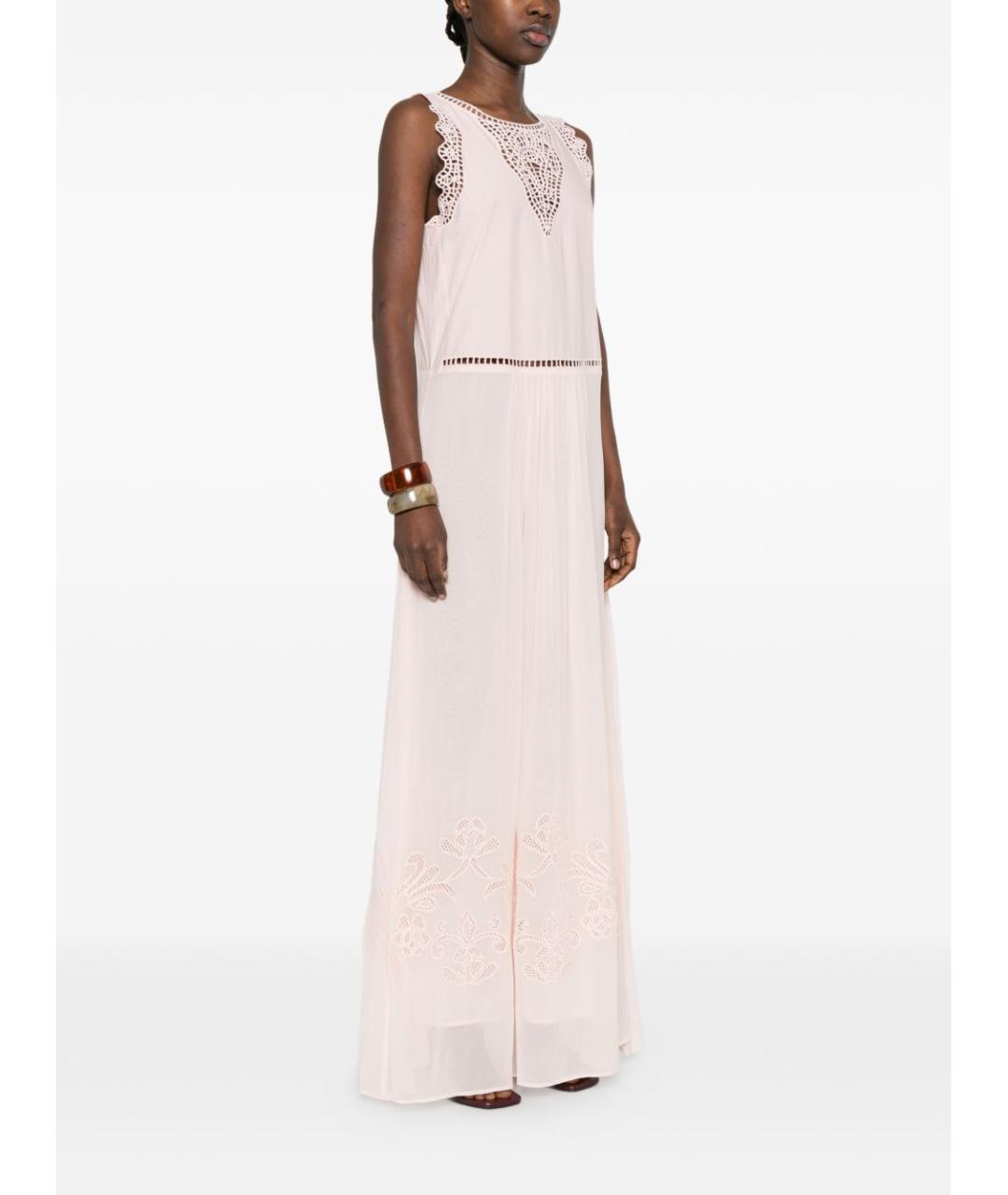 FORTE FORTE Розовое хлопковое повседневное платье, фото 2