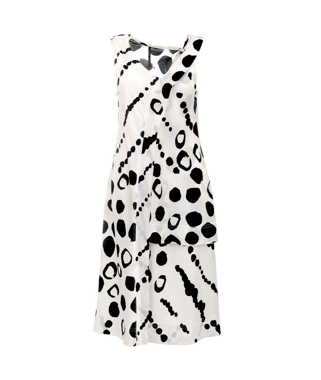 LIVIANA CONTI Белое хлопковое повседневное платье, фото 1