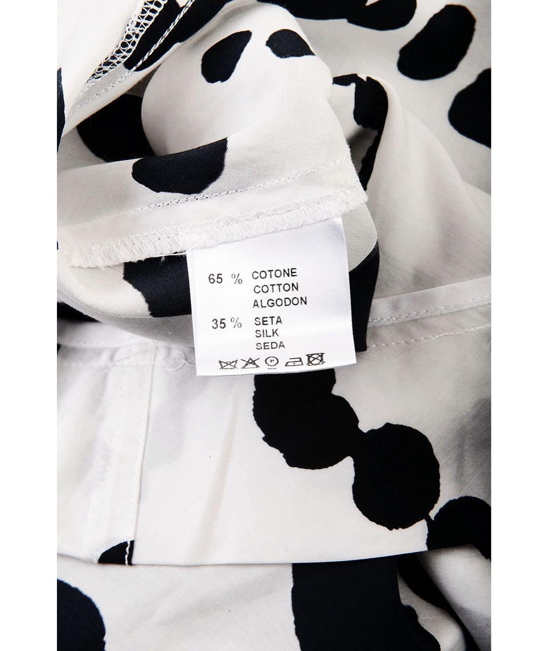 LIVIANA CONTI Белое хлопковое повседневное платье, фото 7