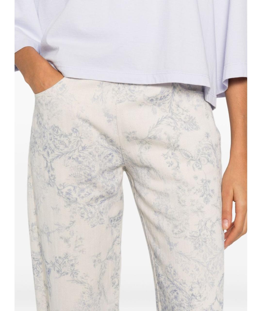 FORTE FORTE Мульти хлопковые прямые брюки, фото 2