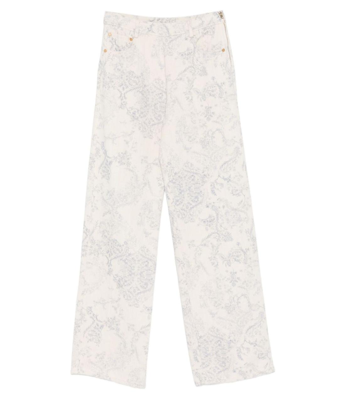 FORTE FORTE Мульти хлопковые прямые брюки, фото 1