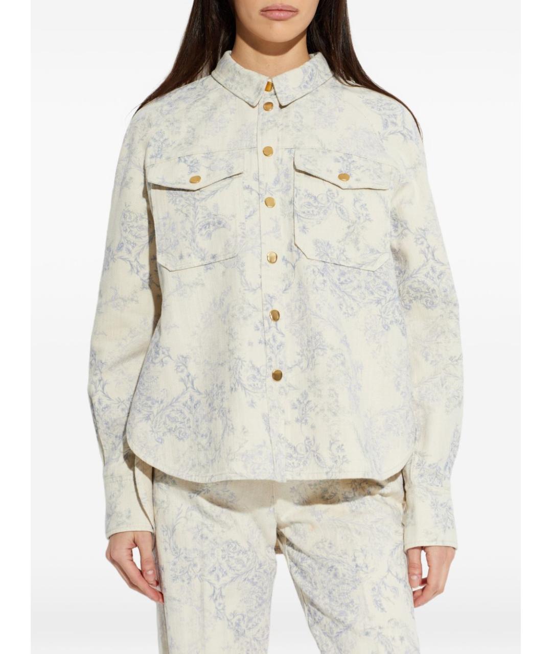 FORTE FORTE Белая хлопковая рубашка, фото 5