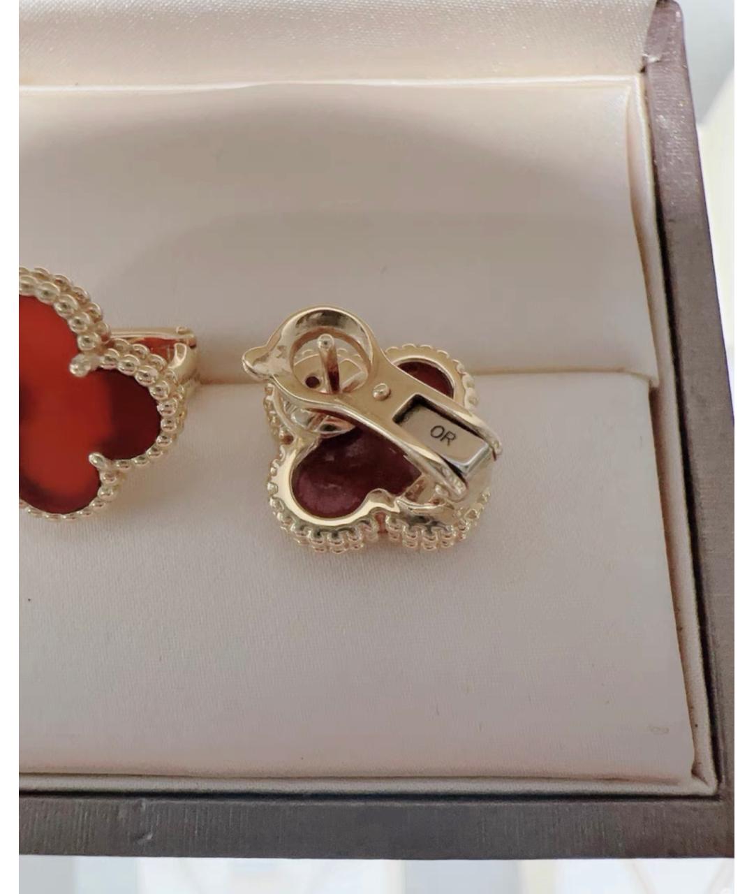 VAN CLEEF & ARPELS Золотые серьги из желтого золота, фото 3