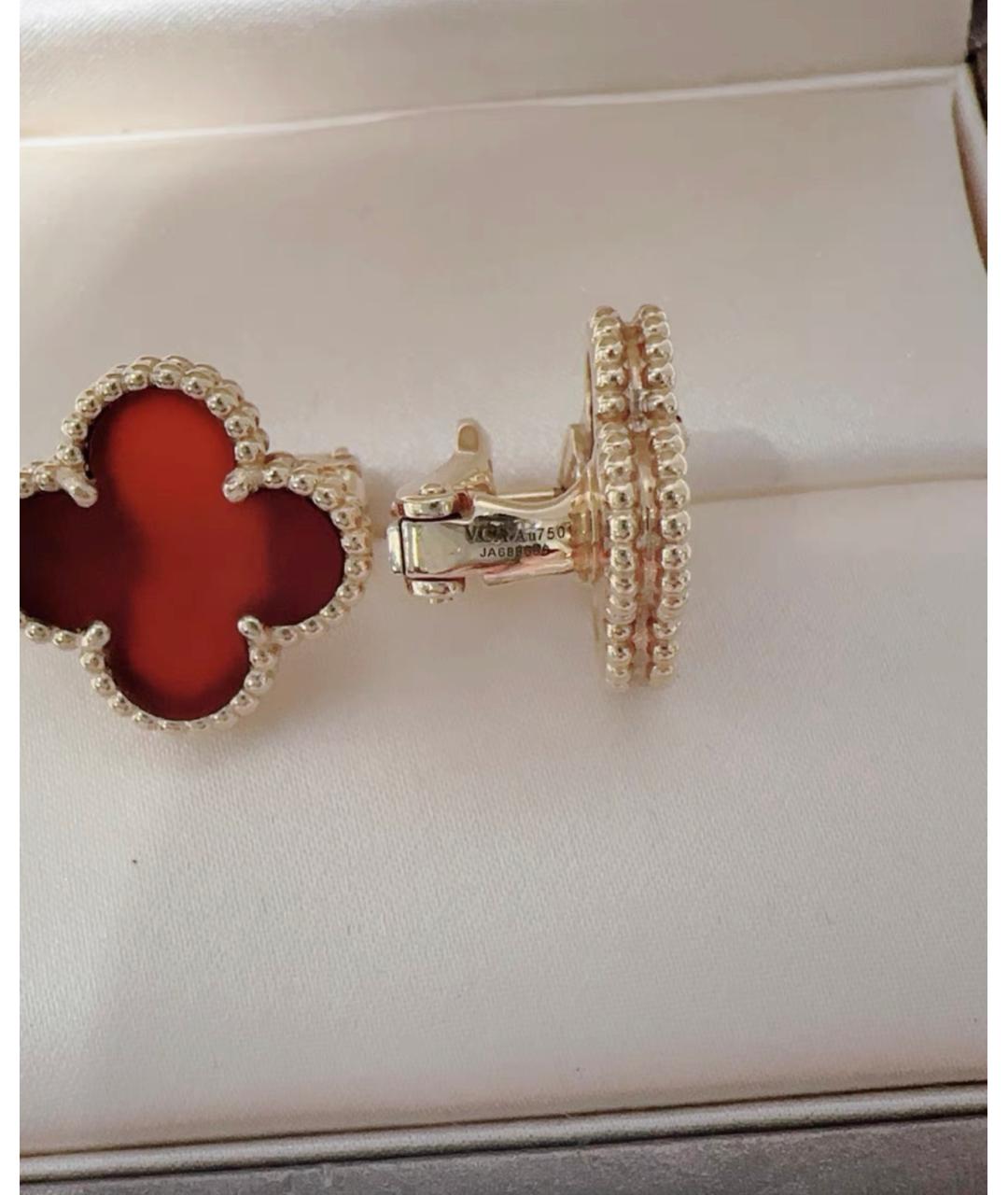 VAN CLEEF & ARPELS Золотые серьги из желтого золота, фото 4