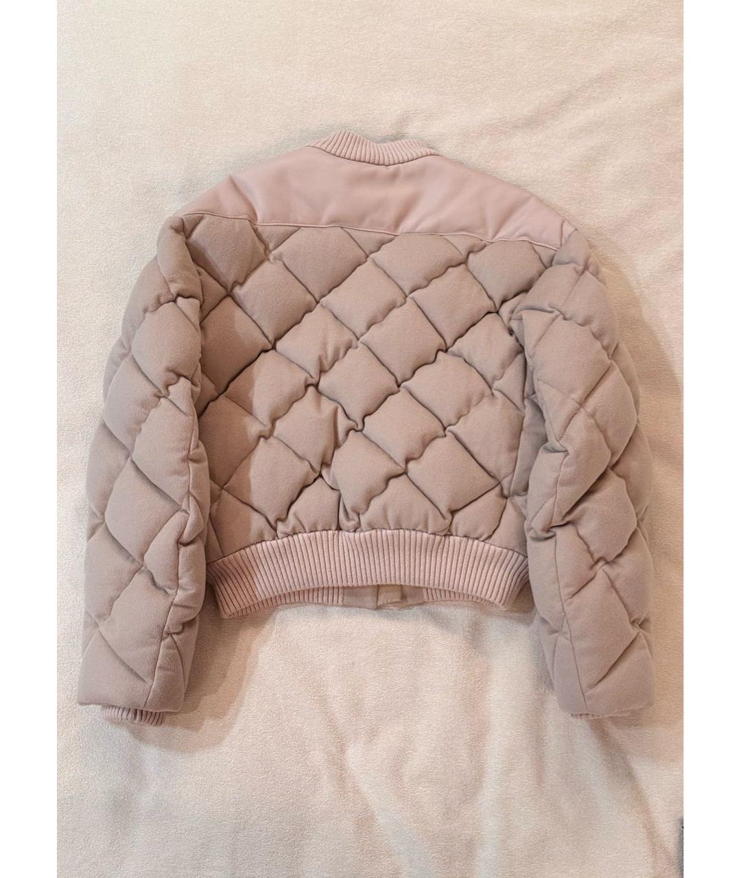 HERMES Бежевый кашемировый пуховик, фото 2