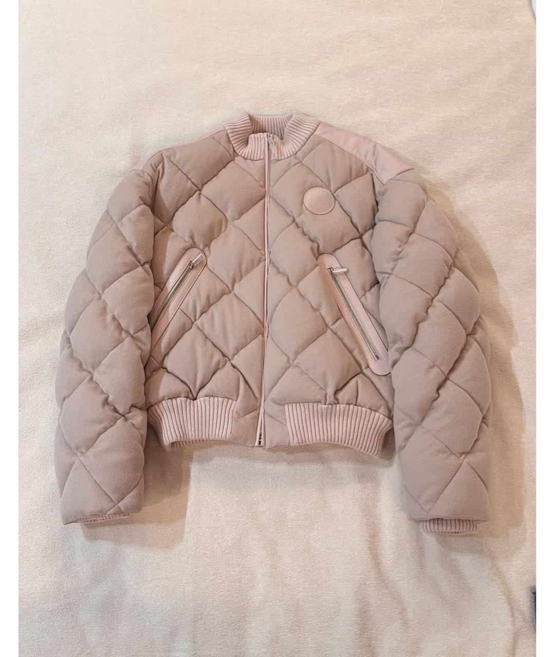 HERMES Бежевый кашемировый пуховик, фото 9