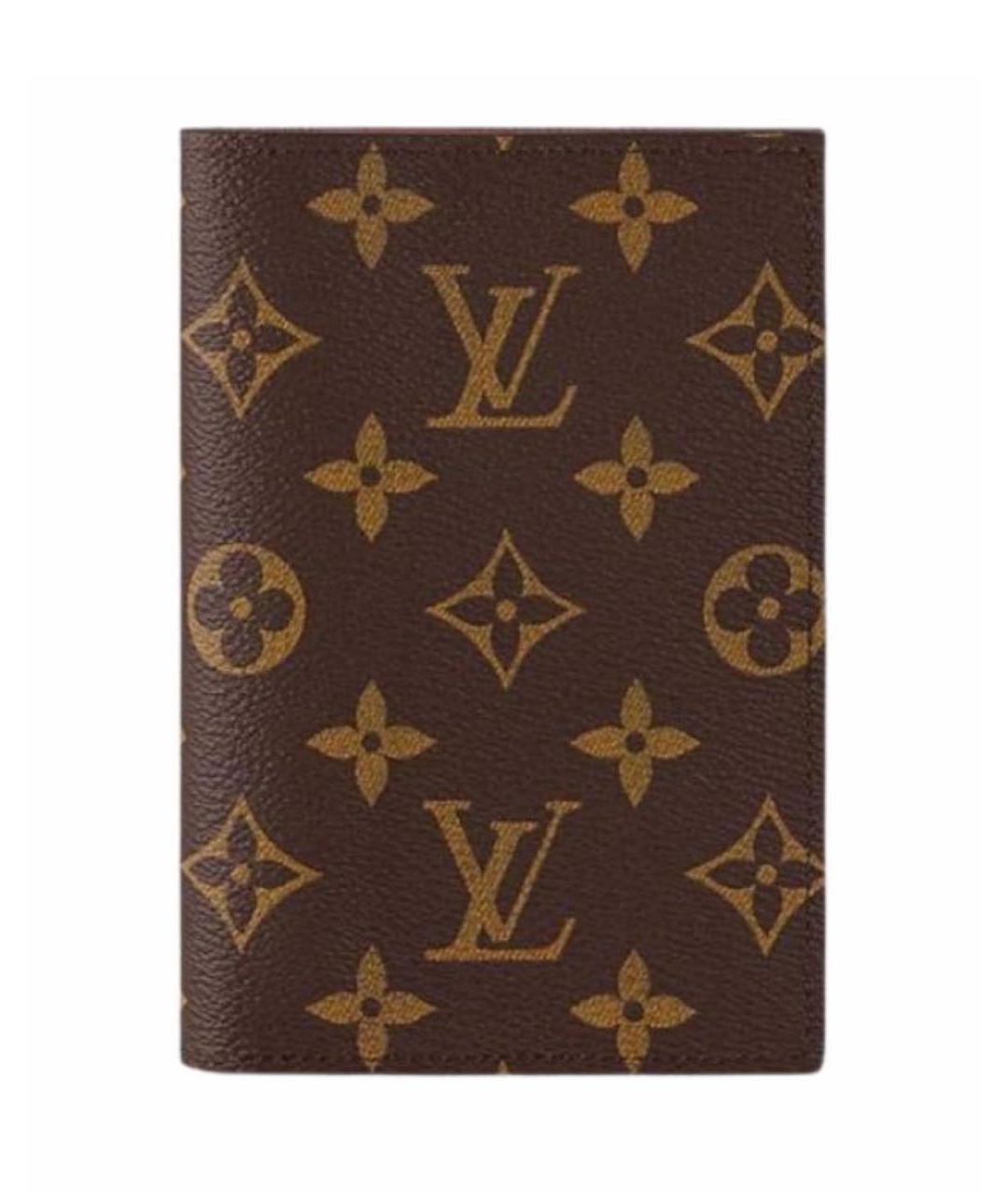 LOUIS VUITTON Коричневый кардхолдер, фото 1