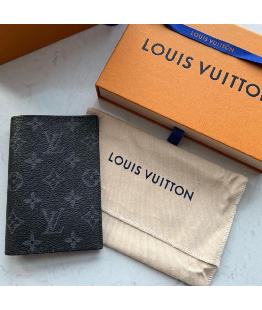LOUIS VUITTON Черный кардхолдер, фото 2