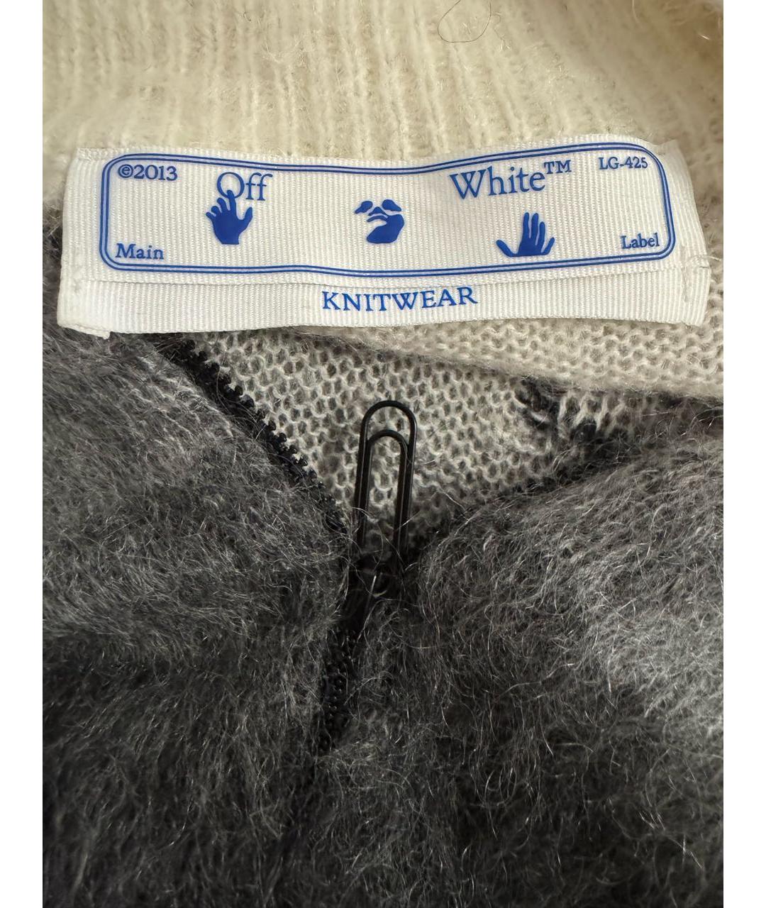 OFF-WHITE Мульти шерстяной кардиган, фото 3