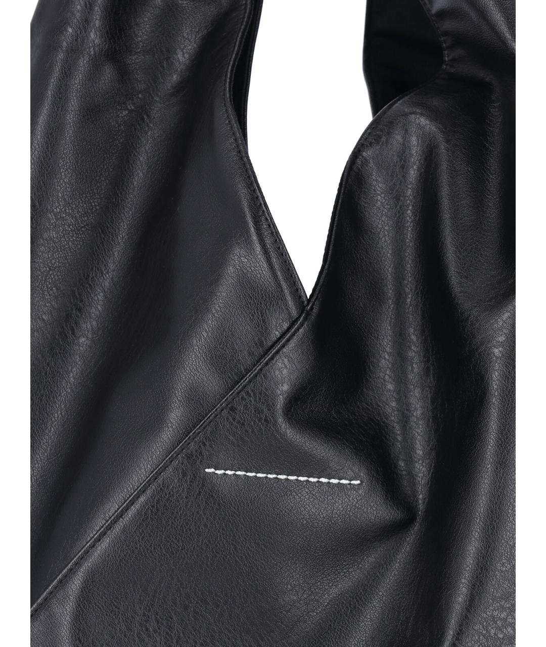 MM6 MAISON MARGIELA Черная сумка тоут, фото 5