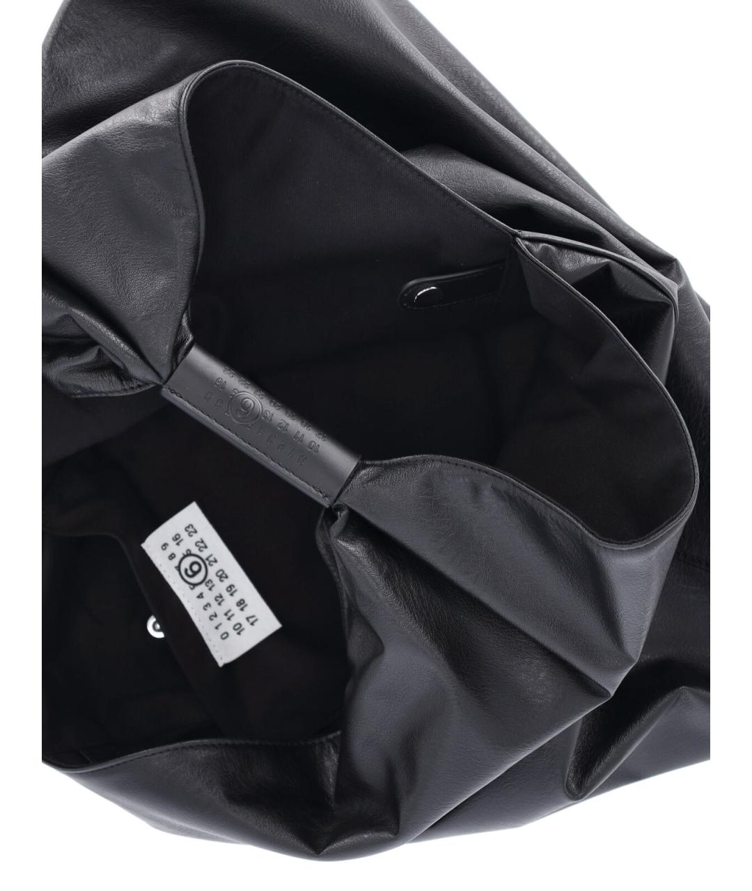MM6 MAISON MARGIELA Черная сумка тоут, фото 4