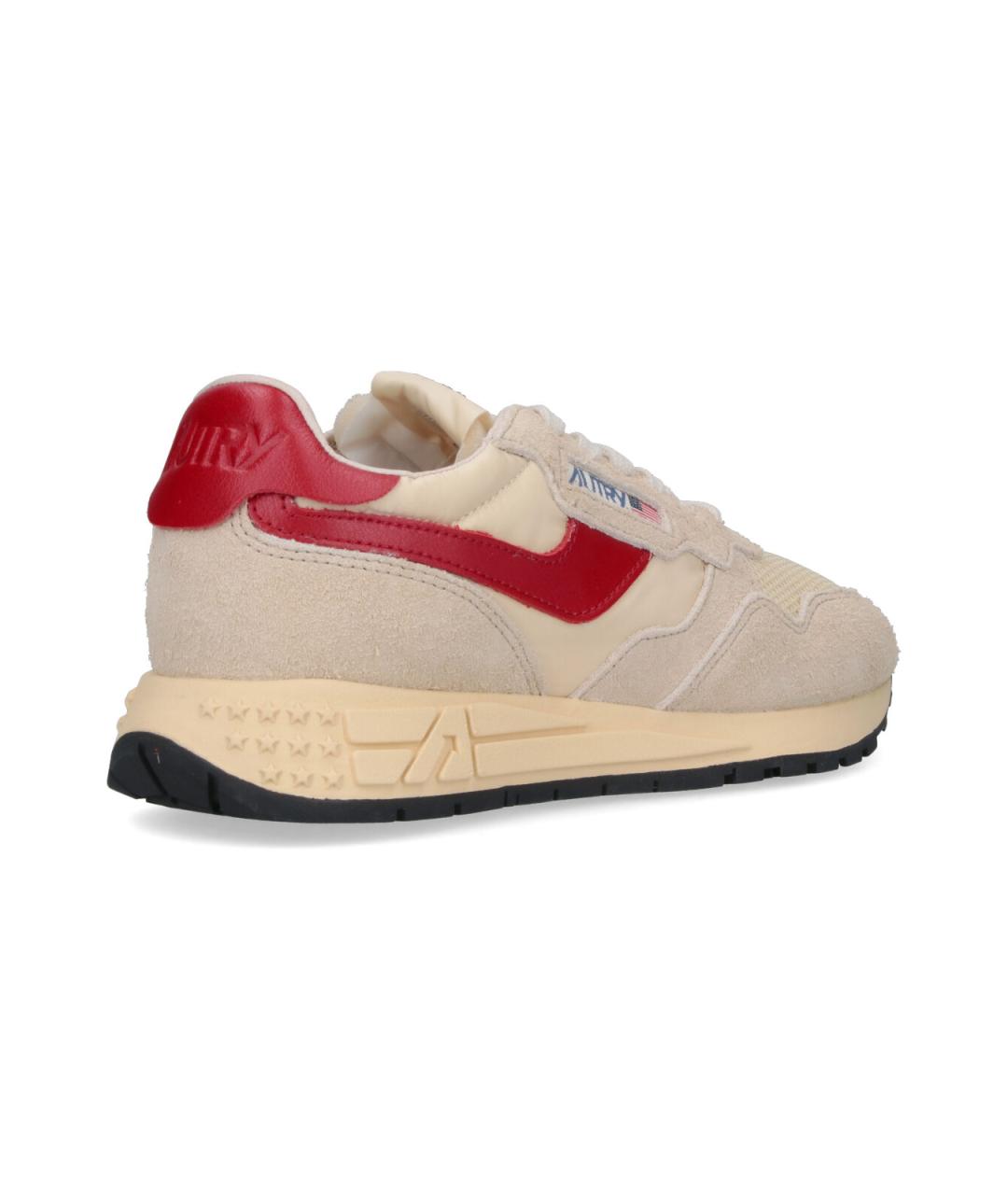 AUTRY Бежевые замшевые кроссовки, фото 4