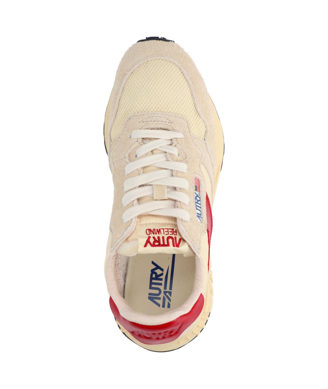 AUTRY Бежевые замшевые кроссовки, фото 5