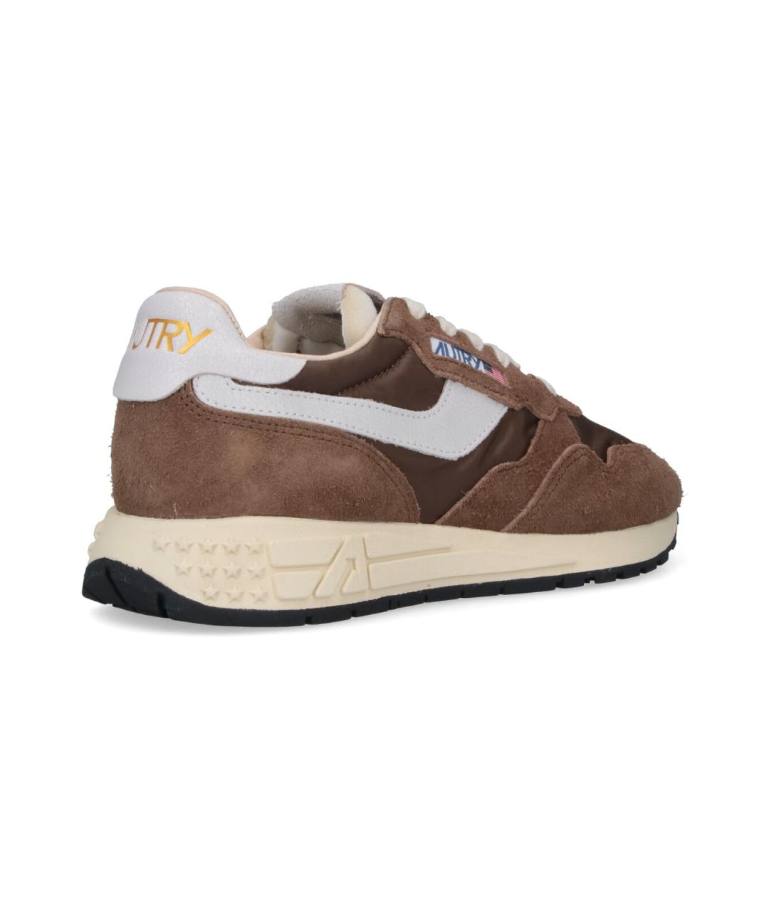 AUTRY Коричневые замшевые низкие кроссовки / кеды, фото 4