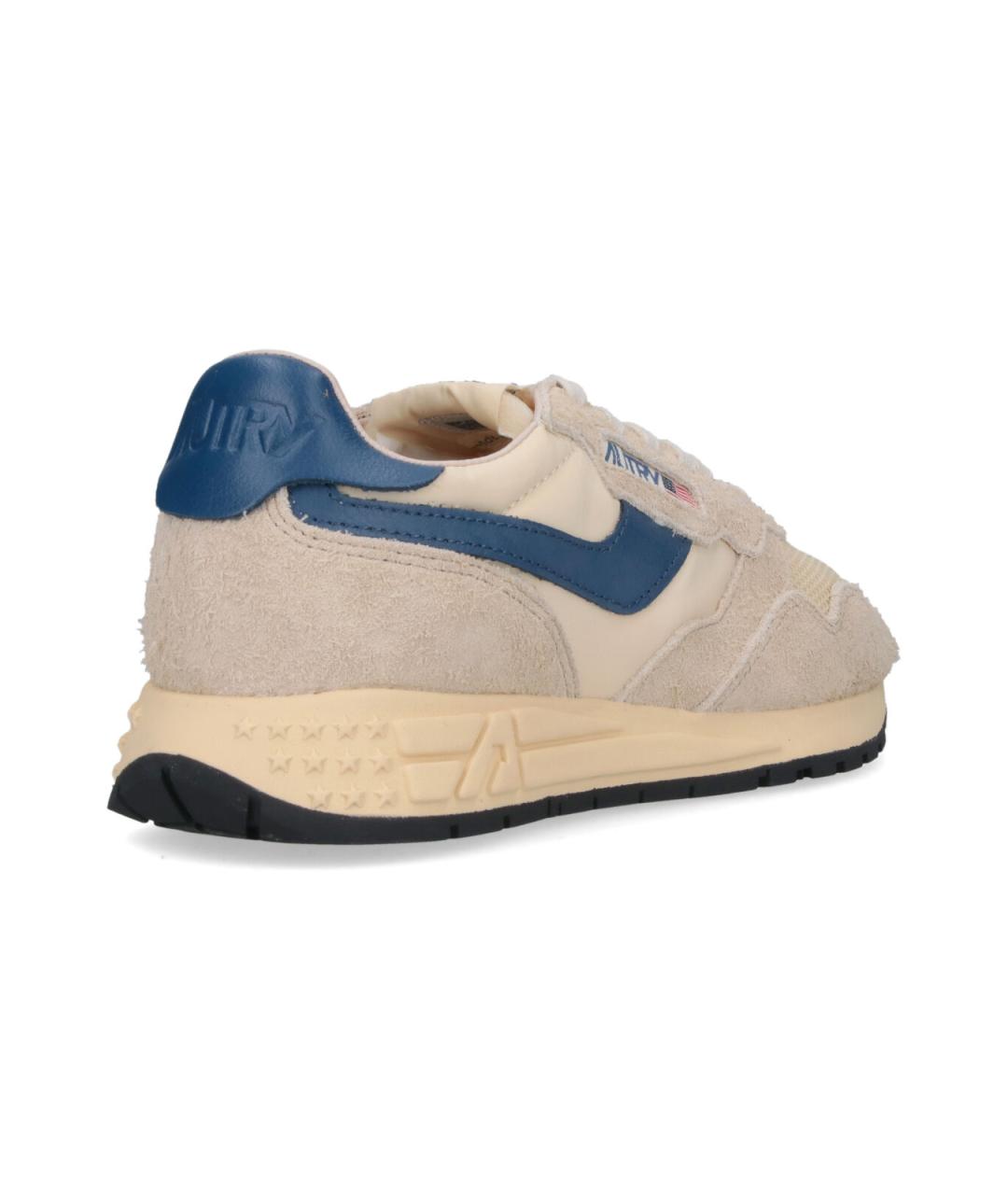 AUTRY Бежевые замшевые кроссовки, фото 4