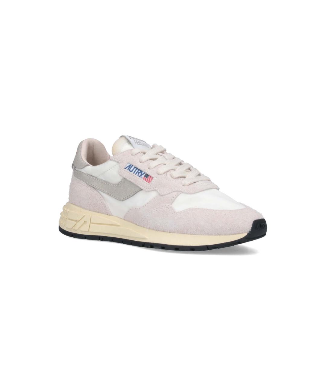 AUTRY Серые кожаные кроссовки, фото 2