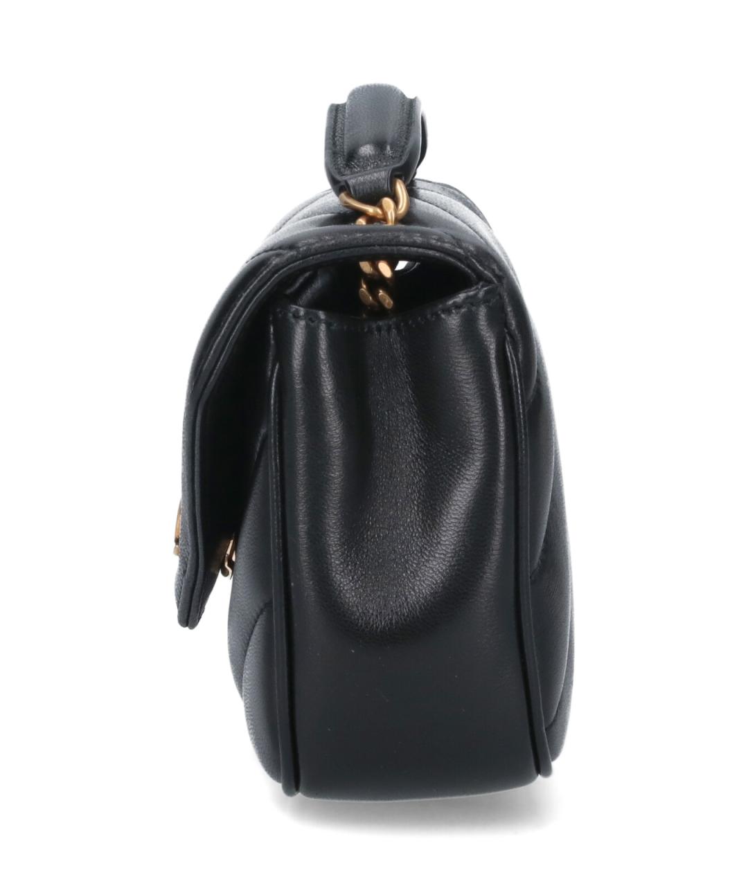 SAINT LAURENT Черная кожаная сумка через плечо, фото 5