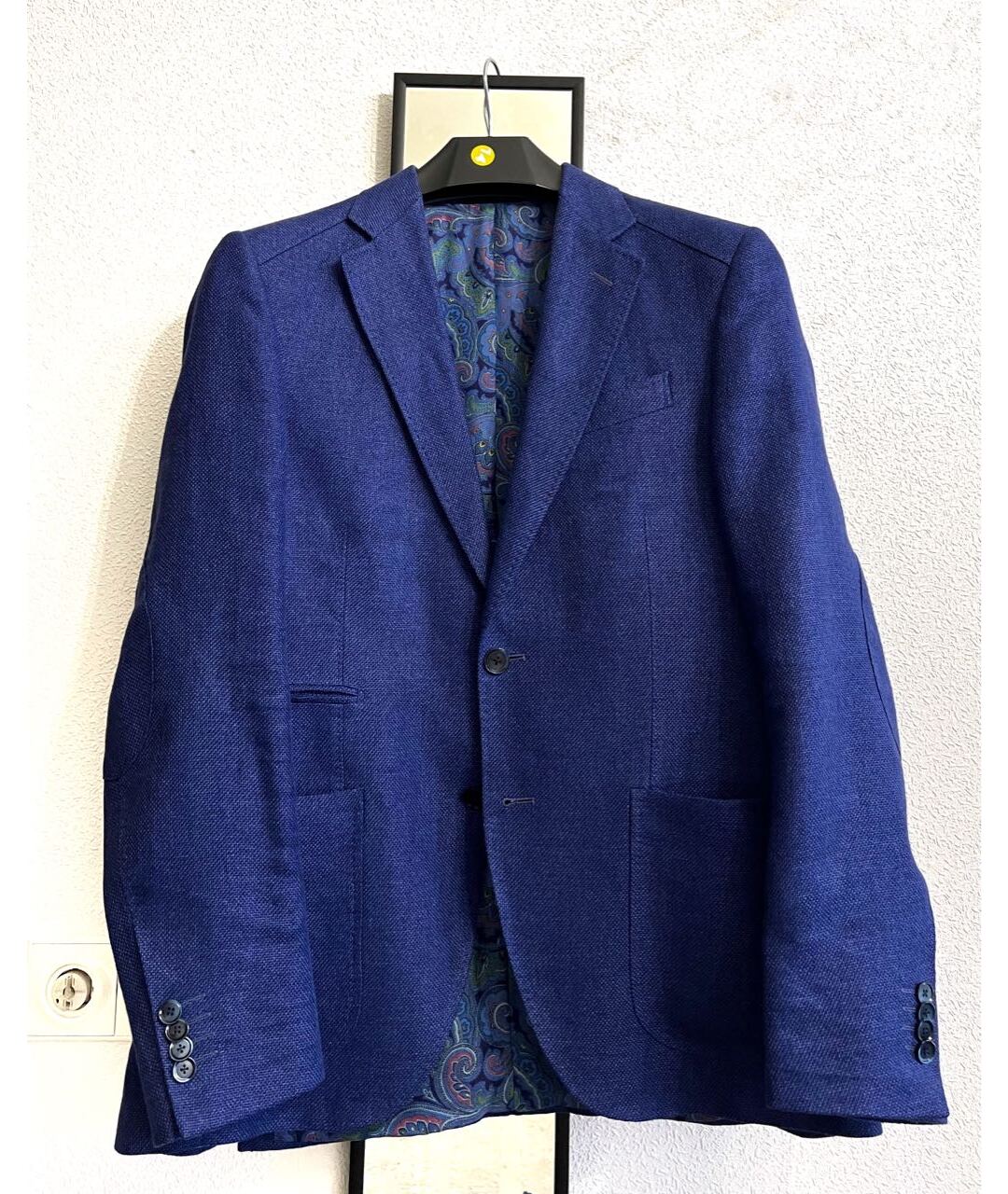 PATRICK HELLMANN Синий льняной пиджак, фото 9