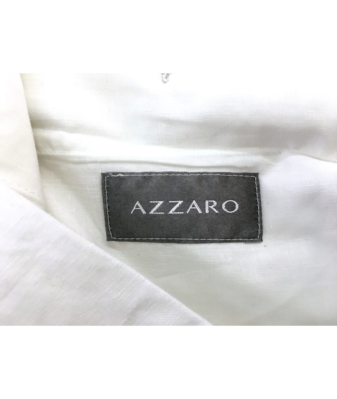 AZZARO Белые льняные повседневные брюки, фото 6