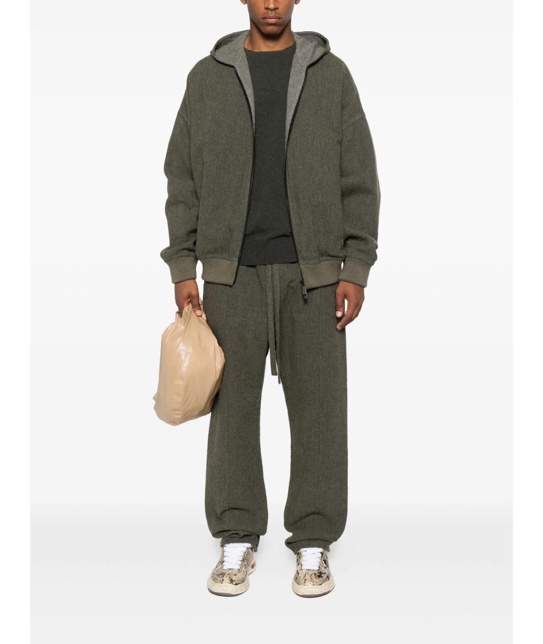 FEAR OF GOD Зеленая шерстяная куртка, фото 2