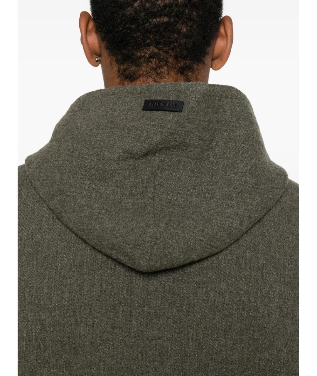 FEAR OF GOD Зеленая шерстяная куртка, фото 5