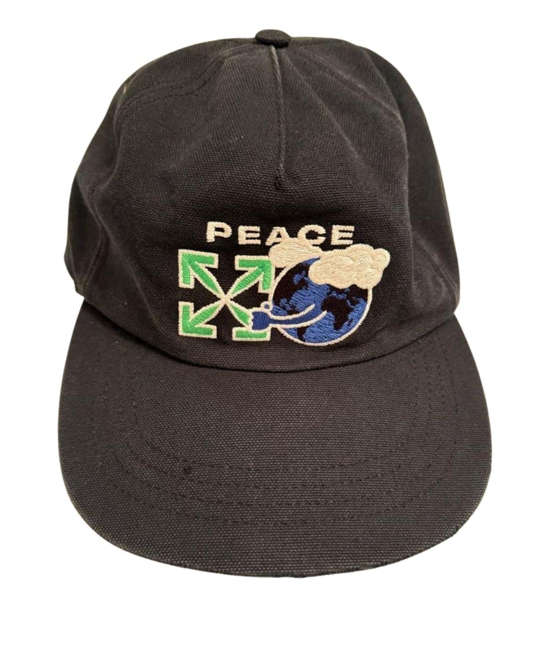 OFF-WHITE Черная кепка/бейсболка, фото 1