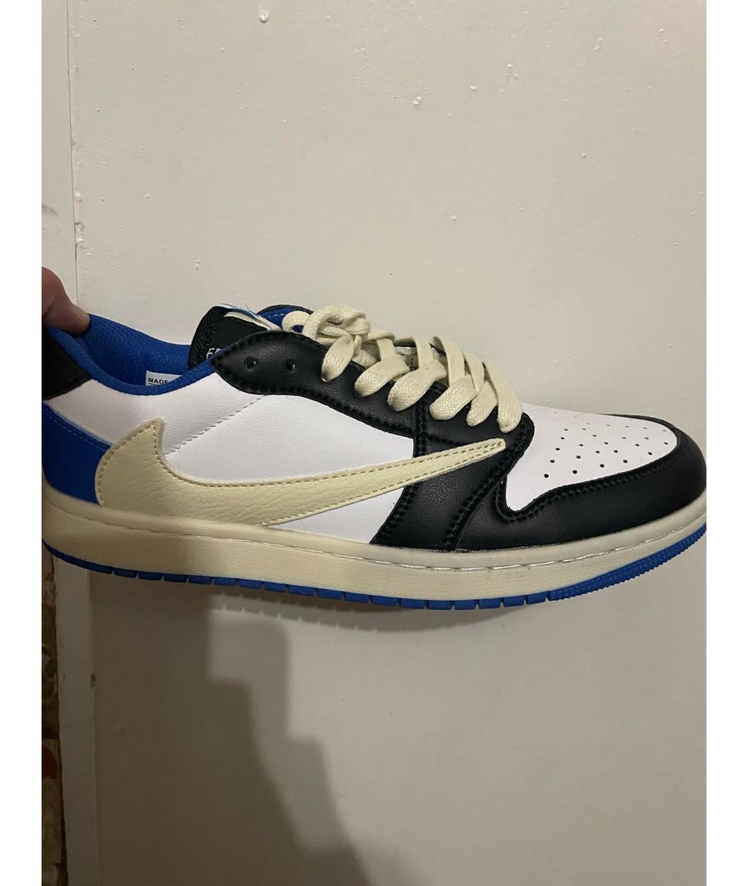 NIKE Мульти кожаные высокие кроссовки / кеды, фото 2