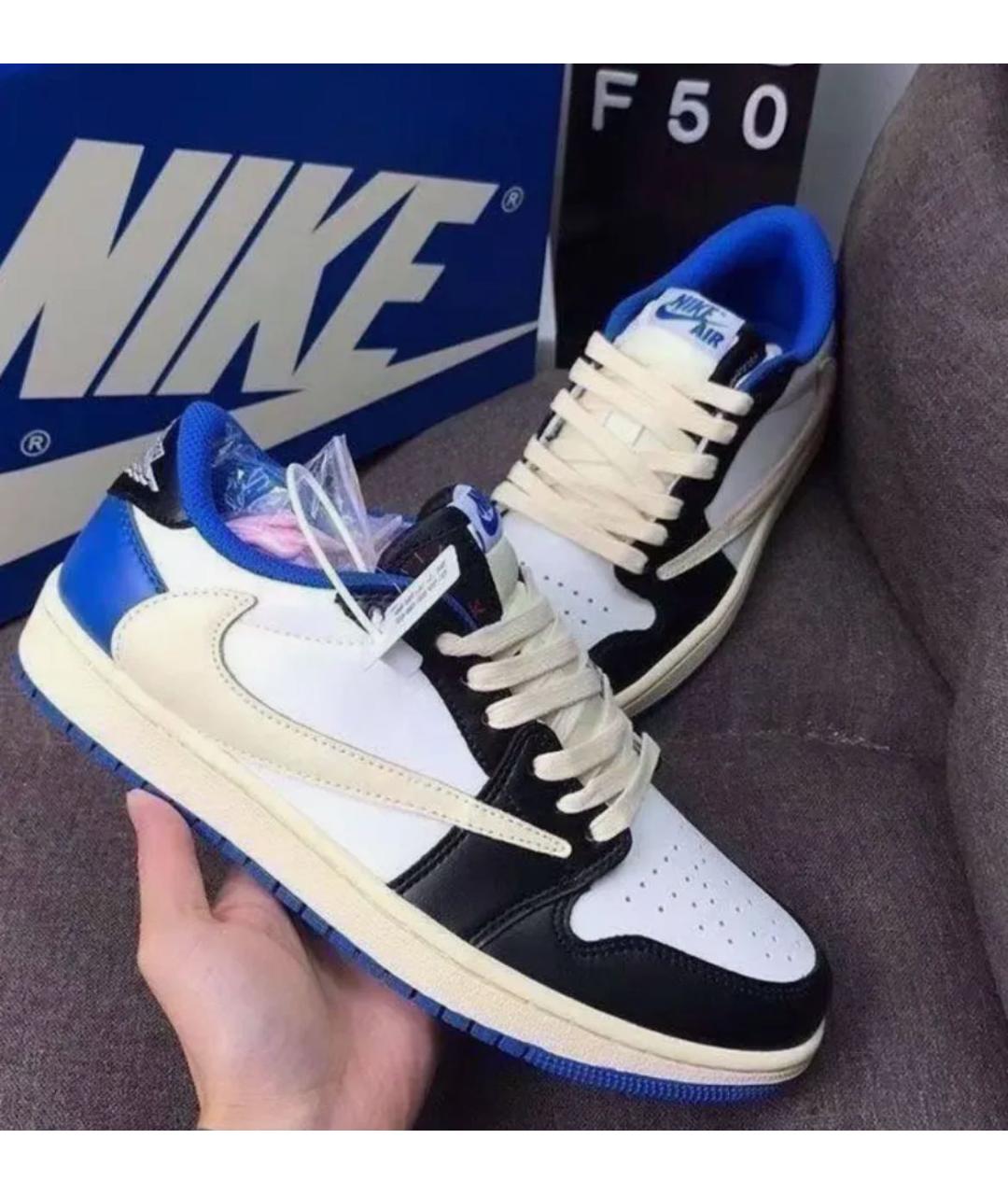 NIKE Мульти кожаные высокие кроссовки / кеды, фото 3