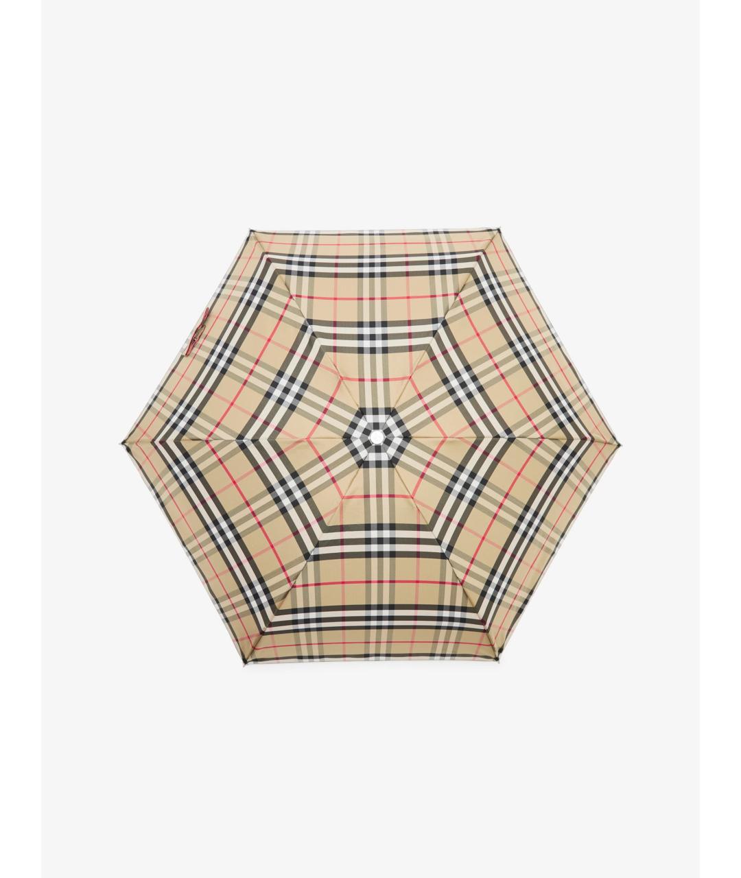 BURBERRY Бежевый зонт, фото 4