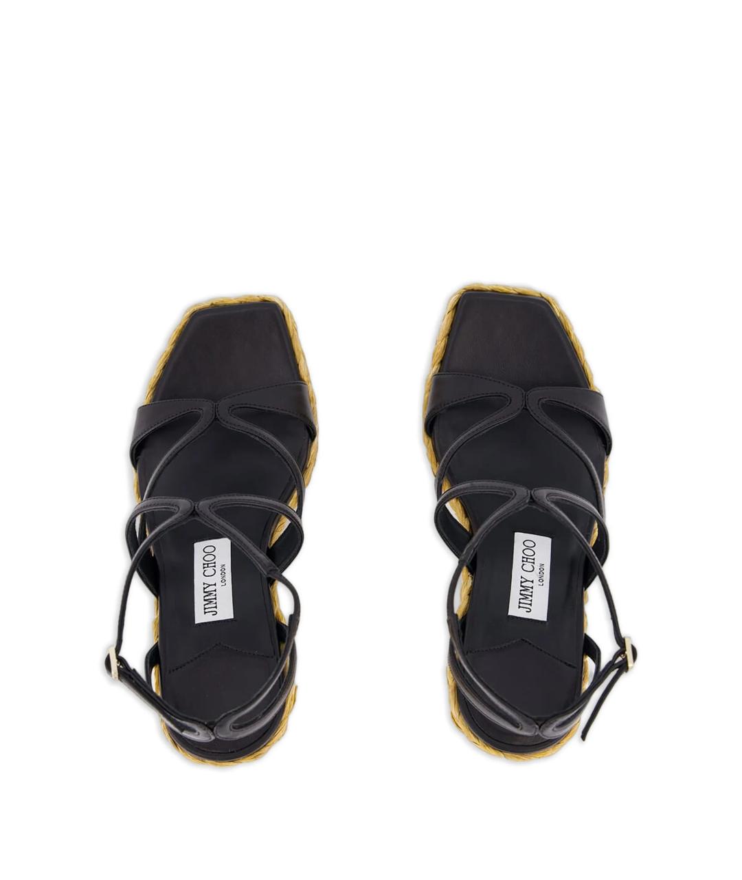 JIMMY CHOO Черные босоножки, фото 4