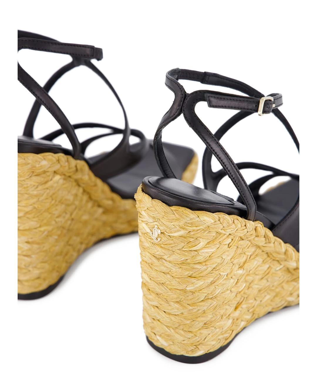 JIMMY CHOO Черные босоножки, фото 6