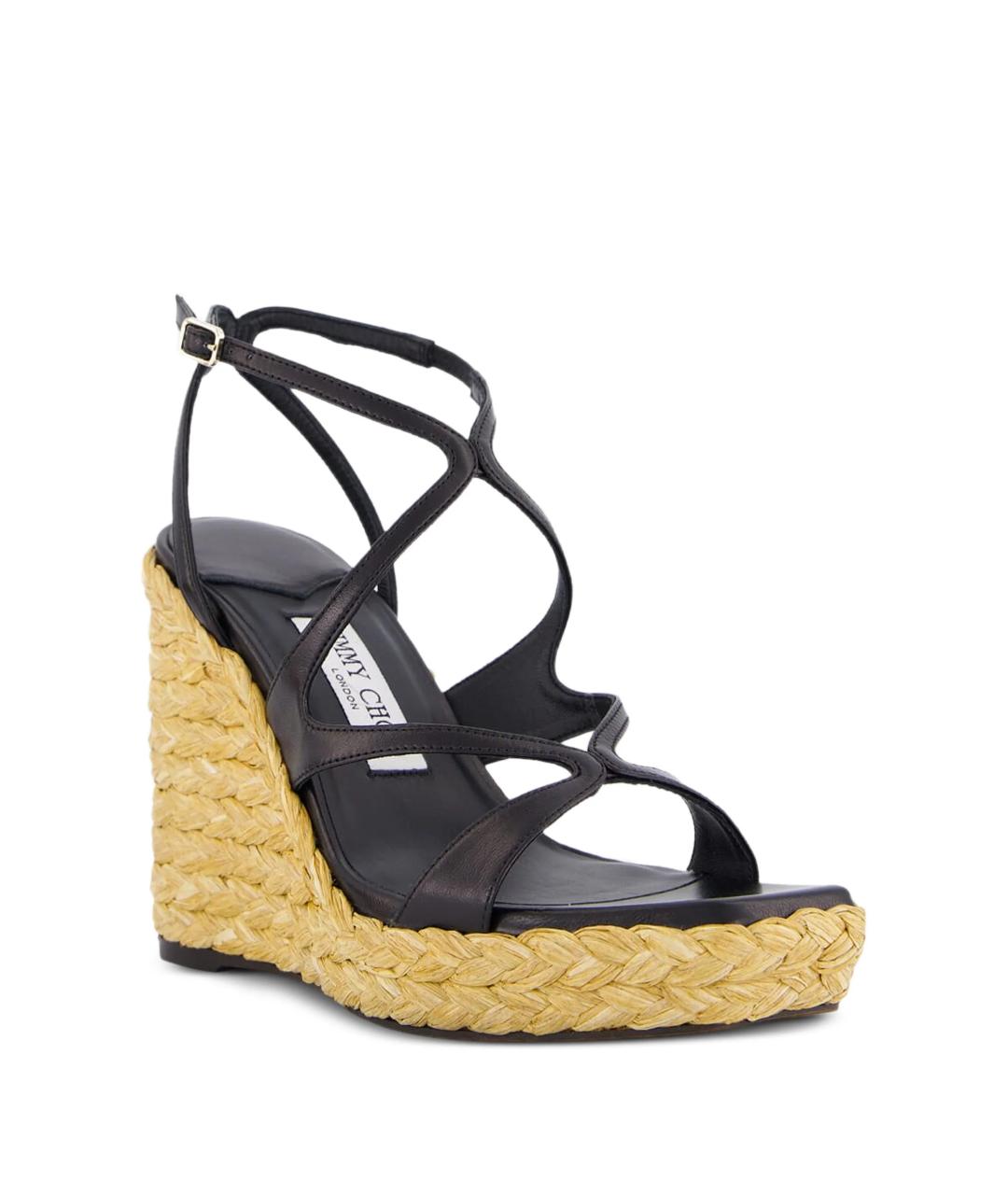 JIMMY CHOO Черные босоножки, фото 5