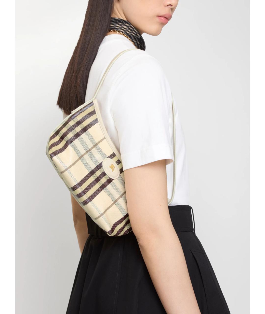 BURBERRY Бежевая сумка через плечо, фото 2