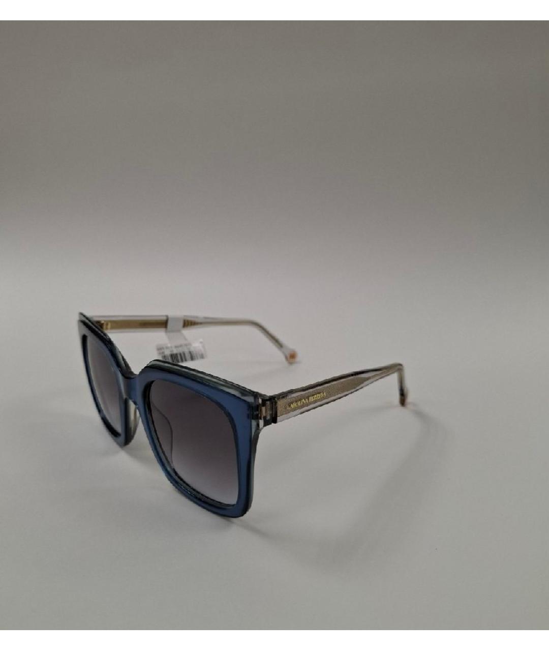 CAROLINA HERRERA Синие пластиковые солнцезащитные очки, фото 2