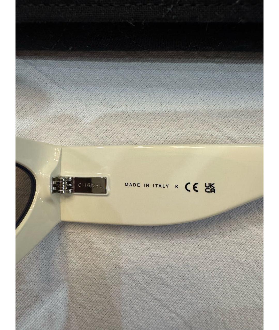 CHANEL Черные пластиковые солнцезащитные очки, фото 5