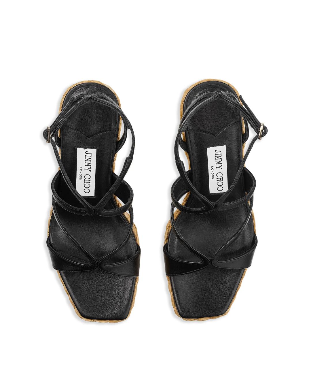 JIMMY CHOO Черные босоножки, фото 4