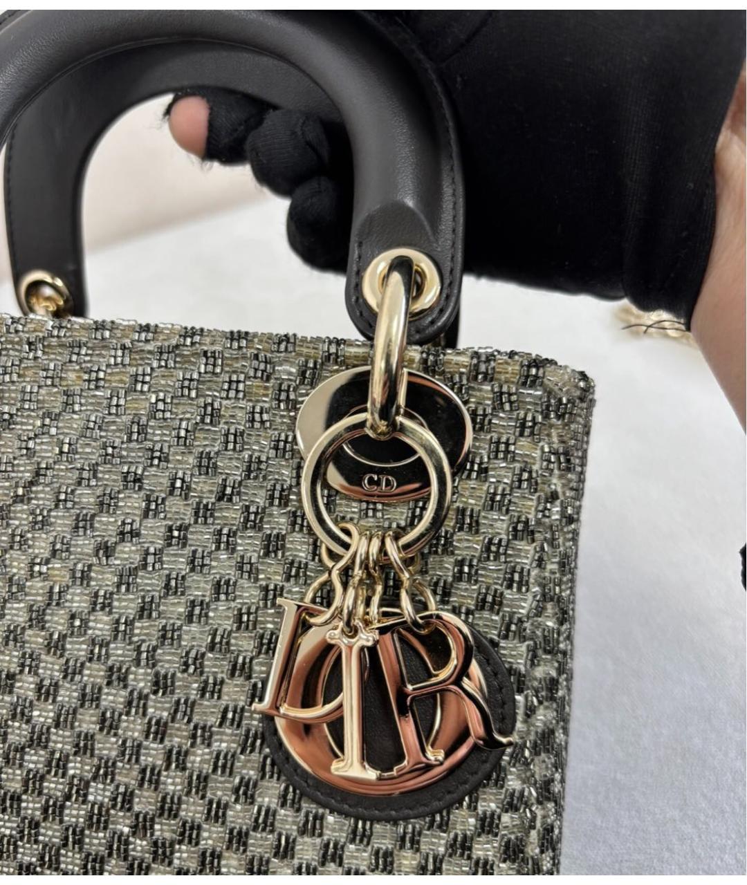 CHRISTIAN DIOR Черная сумка с короткими ручками, фото 3