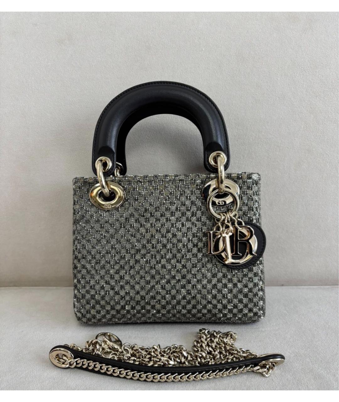 CHRISTIAN DIOR Черная сумка с короткими ручками, фото 2