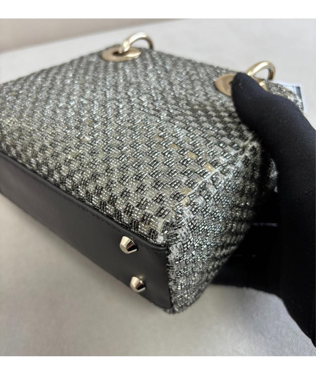 CHRISTIAN DIOR Черная сумка с короткими ручками, фото 4