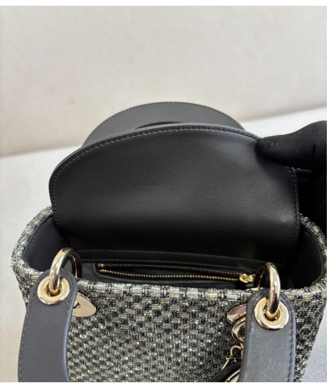 CHRISTIAN DIOR Черная сумка с короткими ручками, фото 6