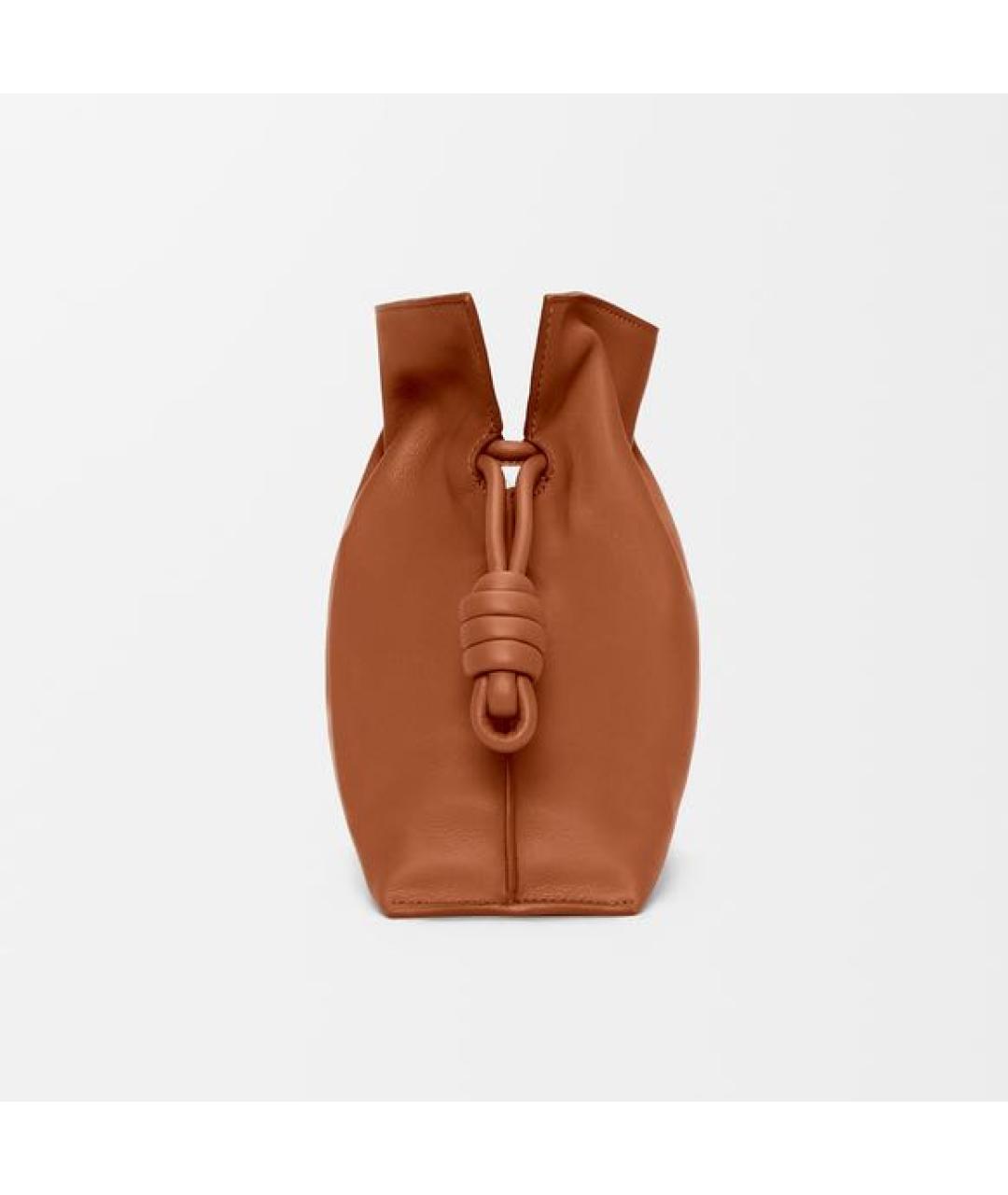 LOEWE Коричневая кожаная сумка через плечо, фото 5