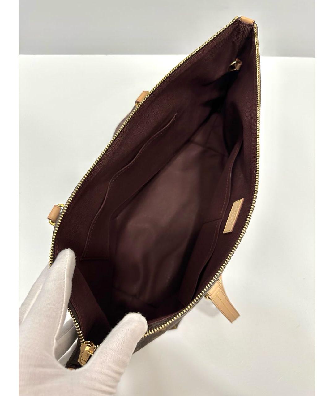 LOUIS VUITTON Коричневая сумка тоут, фото 6