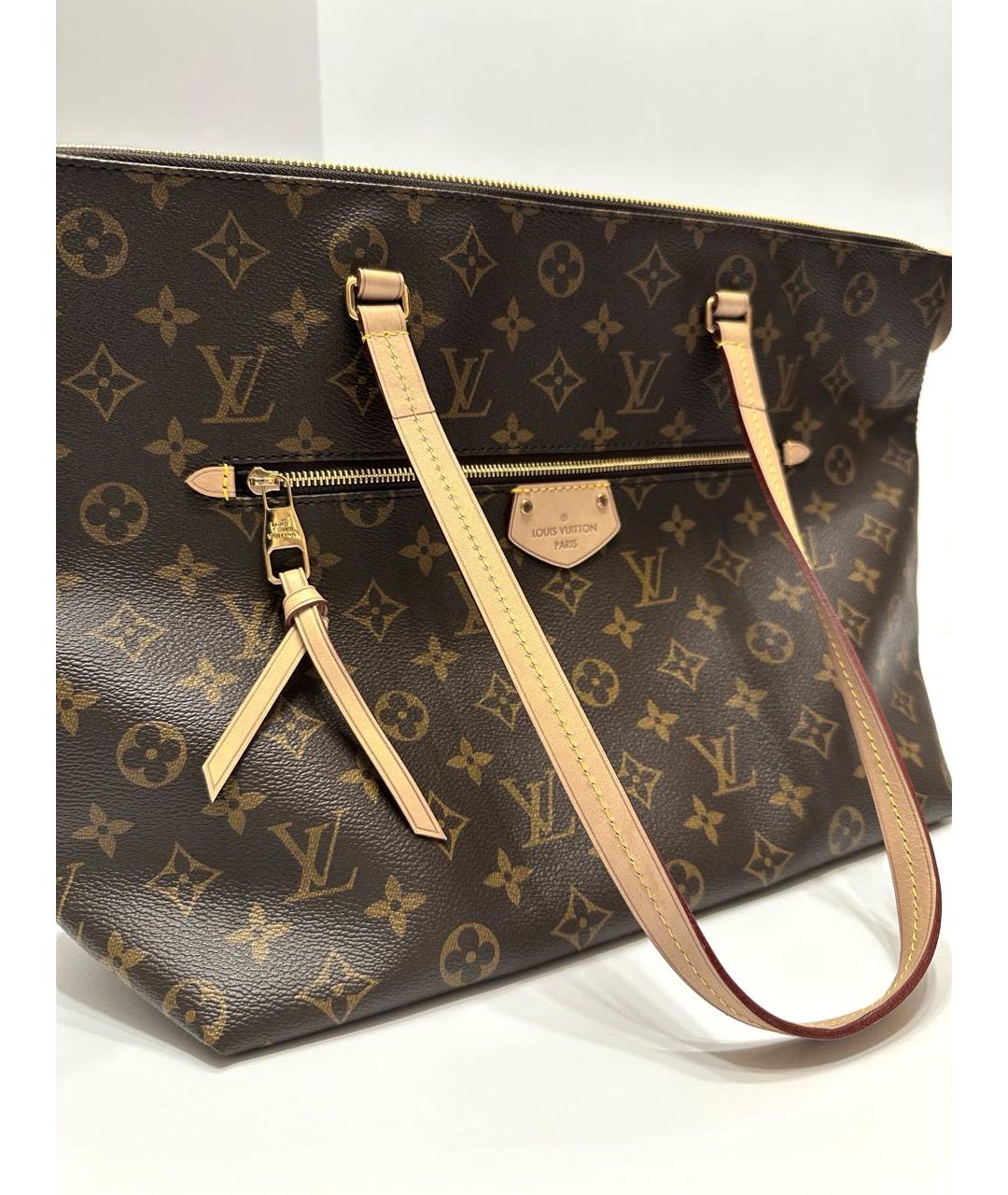 LOUIS VUITTON Коричневая сумка тоут, фото 5