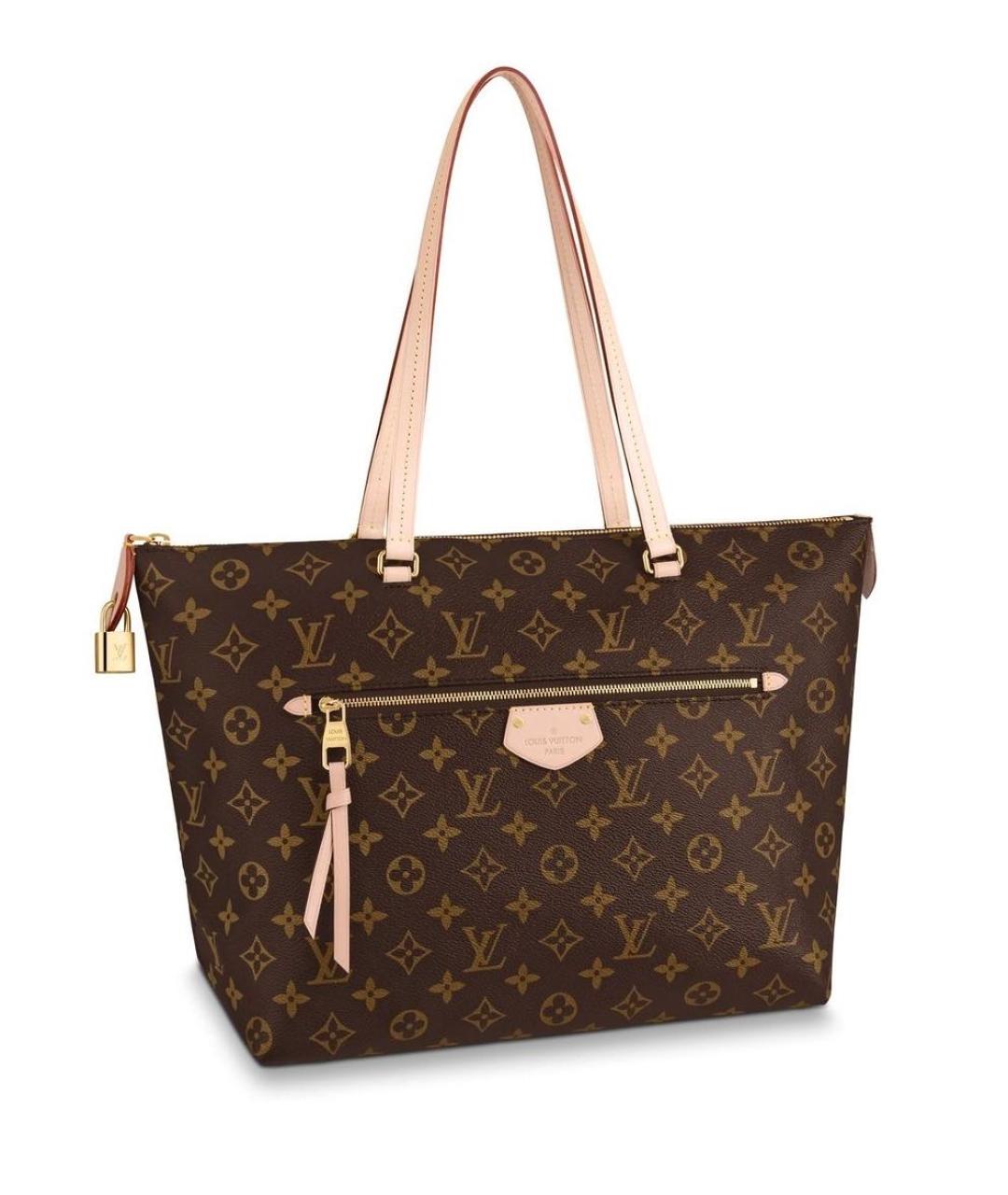 LOUIS VUITTON Коричневая сумка тоут, фото 9