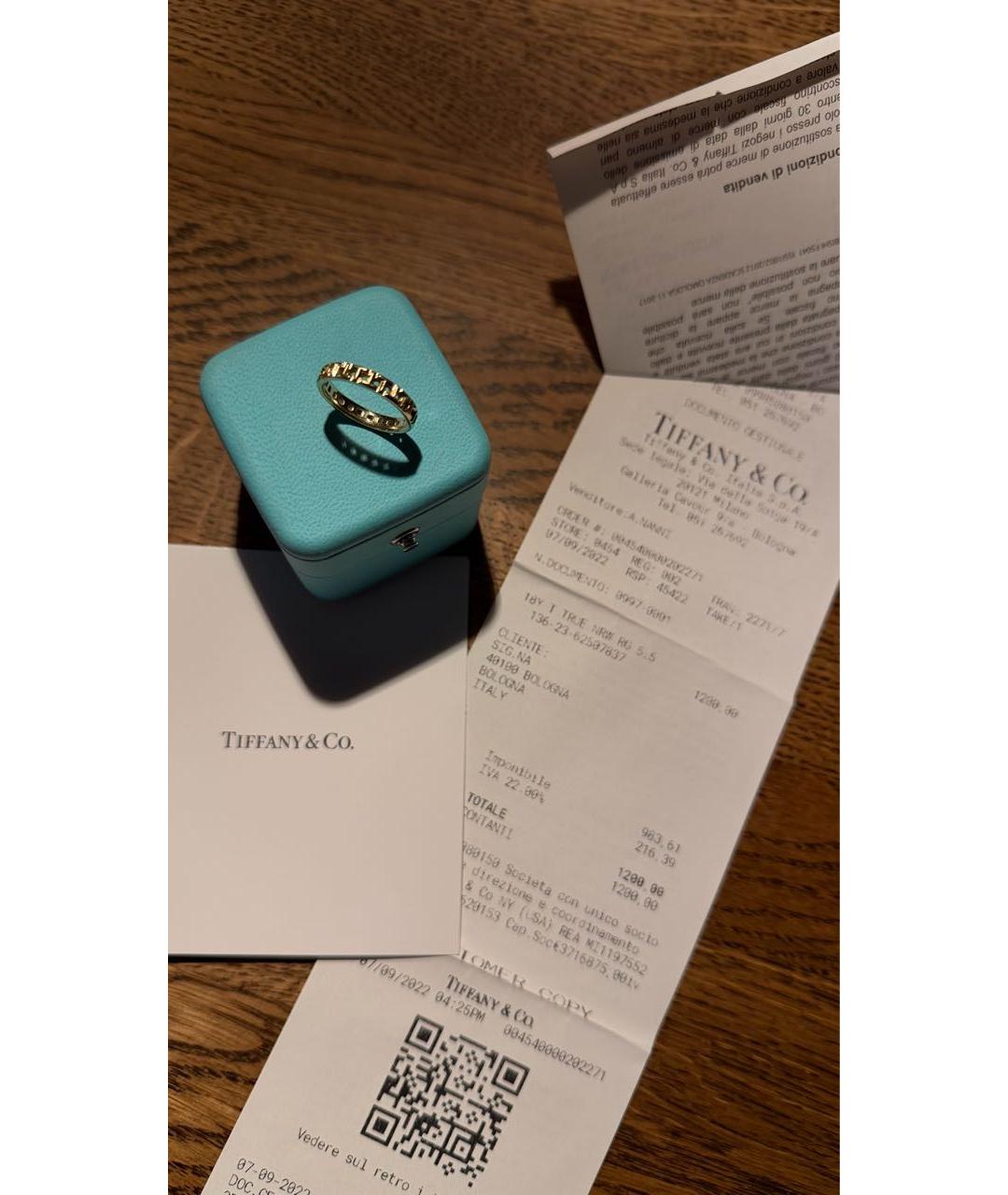 TIFFANY&CO Золотое кольцо из желтого золота, фото 4
