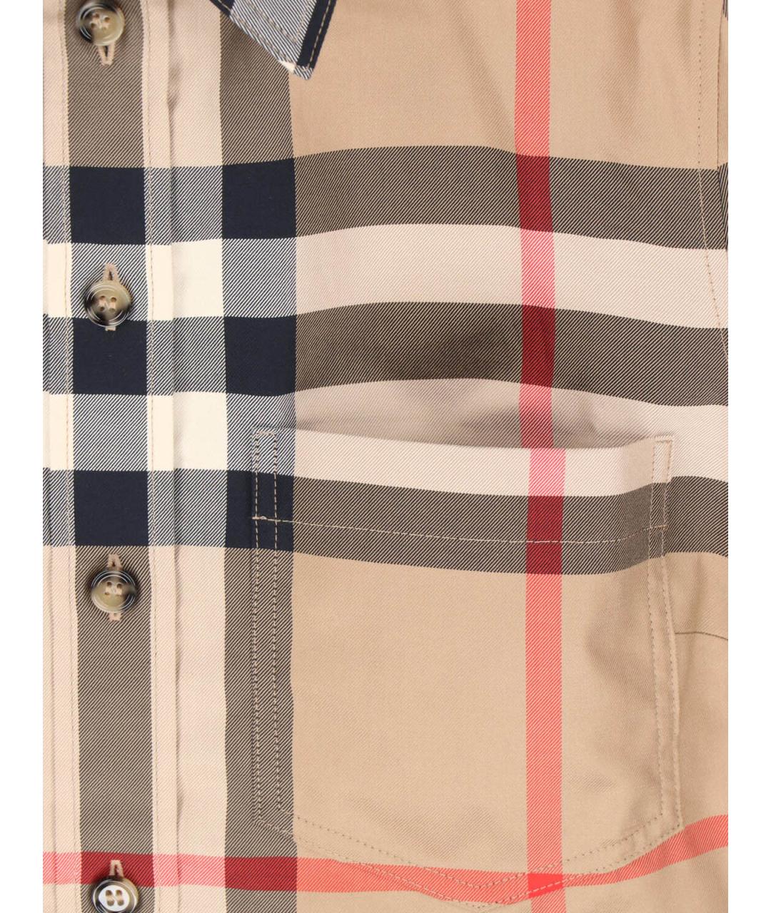 BURBERRY Мульти хлопковая рубашка, фото 4