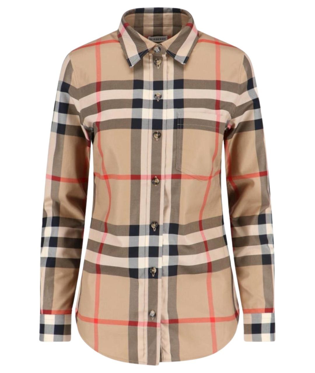 BURBERRY Мульти хлопковая рубашка, фото 1